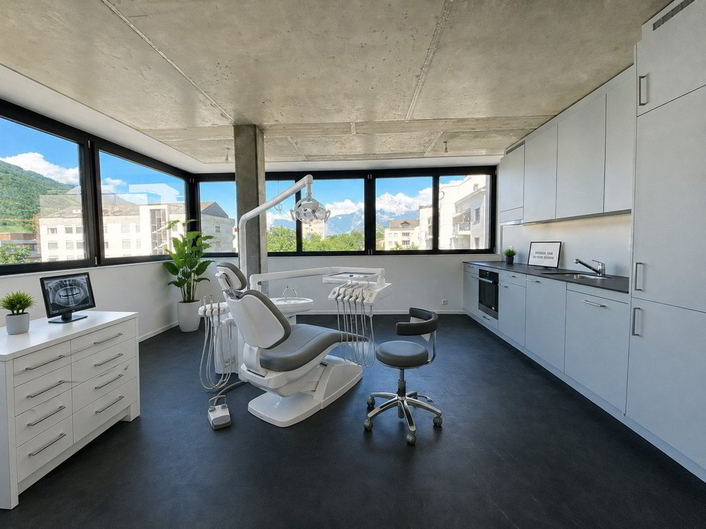 3 Zimmer Büro zu vermieten in Sitten - Bild 1/9