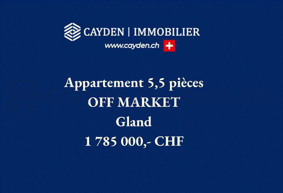 Appartamento di 5 locali in vendita a Gland - immagine 1/1