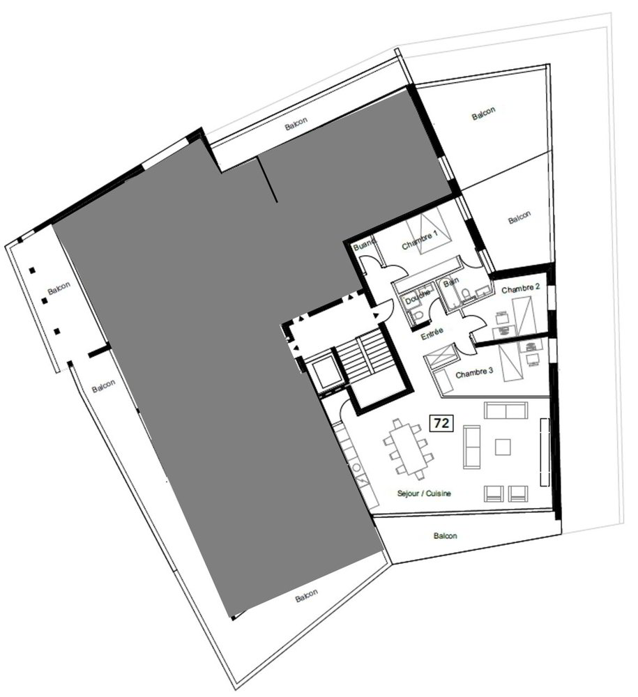 4 Zimmer Wohnung zum verkaufen in Martigny - Bild 1/2