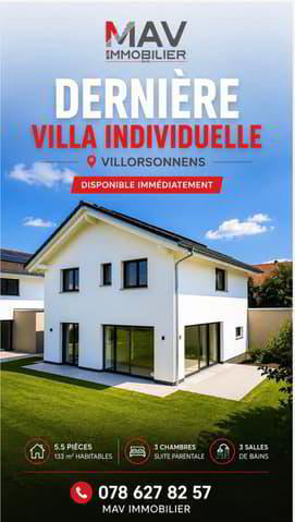 5.5 Zimmer Haus zum verkaufen in Orsonnens - Bild 1/9