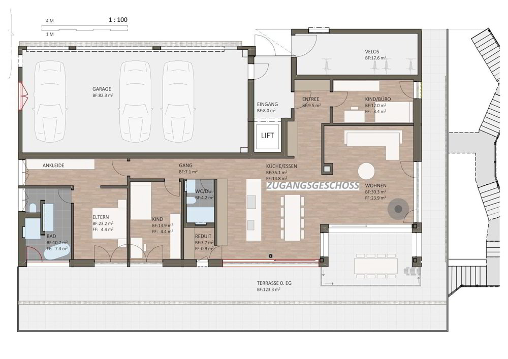 4.5 Zimmer Wohnung zu vermieten in Schenkon - Bild 1/17