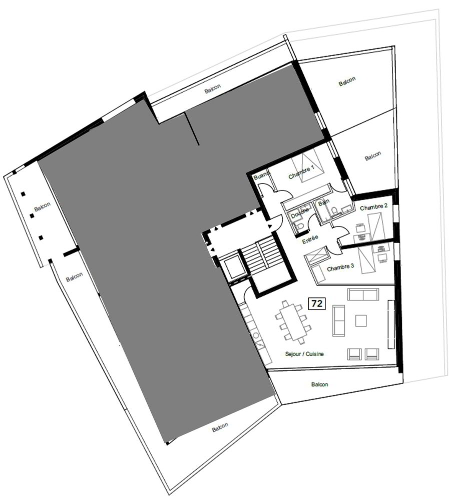 4.5 Zimmer Wohnung zum verkaufen in Martigny - Bild 1/2