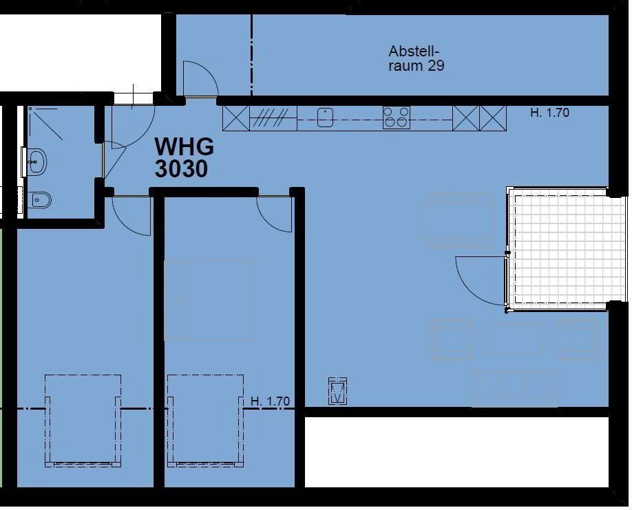 3.5 Zimmer Wohnung zu vermieten in Maienfeld - Bild 1/7