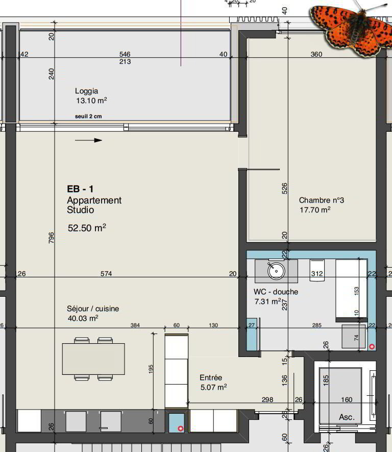 Appartement 2.5 pièces à louer à Marly - image 1/12
