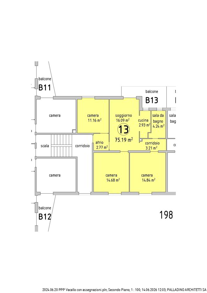 4 Zimmer Wohnung zum verkaufen in Vacallo - Bild 1/10