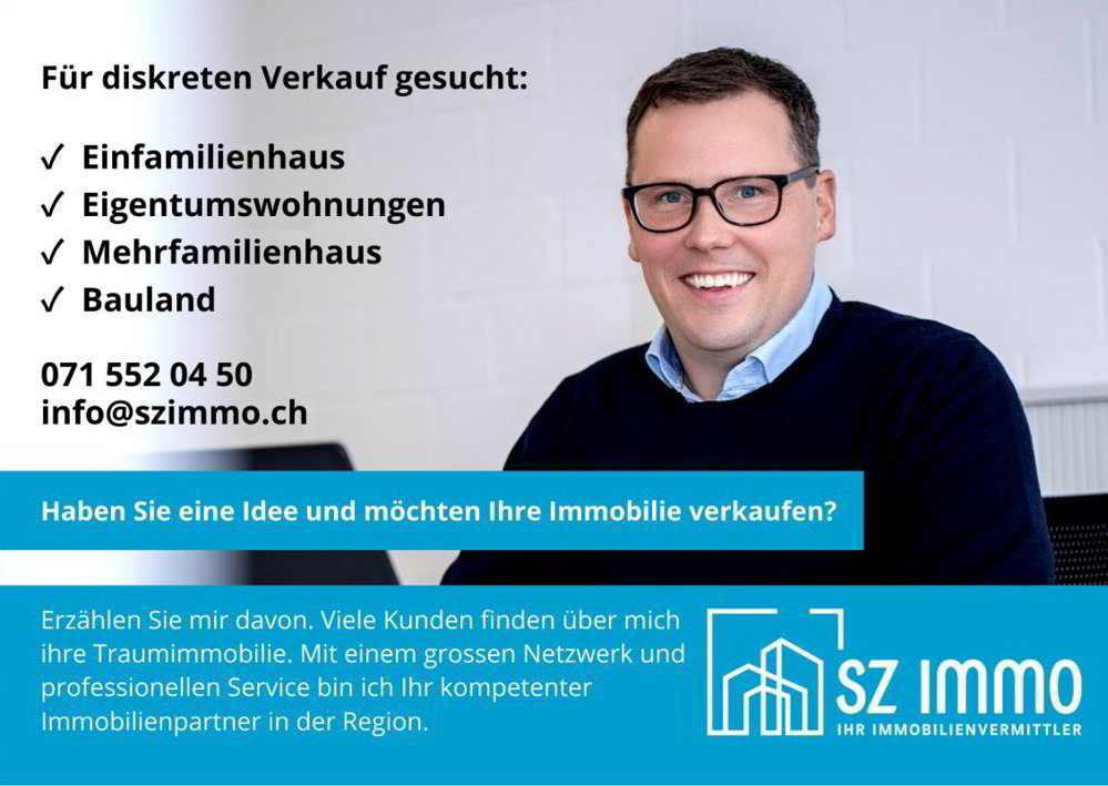 null Zimmer Grundstuck zum verkaufen in Flawil - Bild 1/4