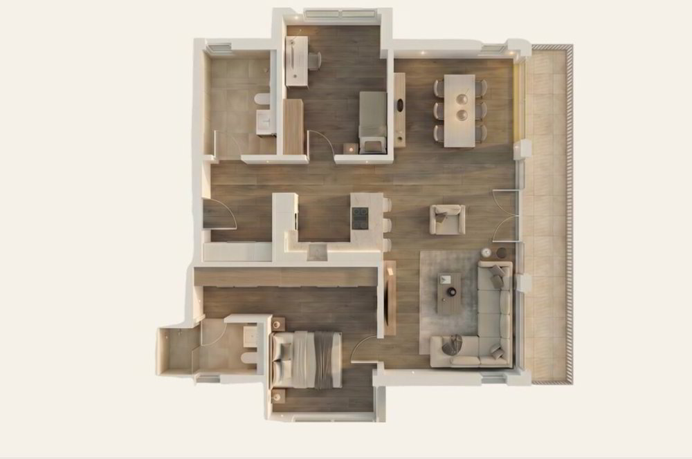 3.5 Zimmer Wohnung zu vermieten in Tuggen - Bild 1/6