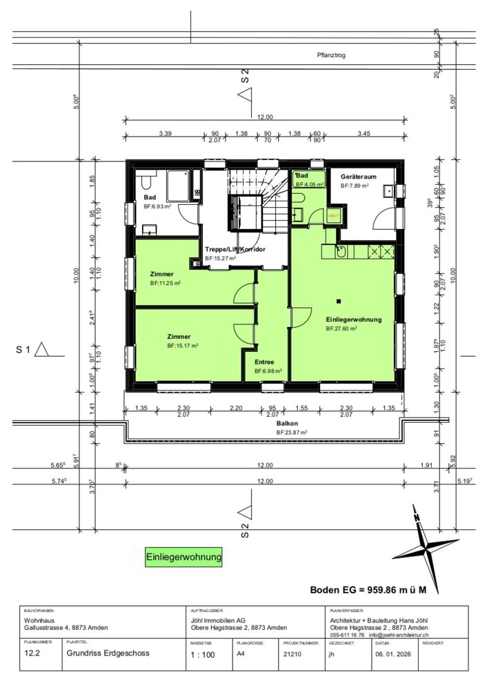 Appartement 3.5 pièces à louer à Amden - image 1/4