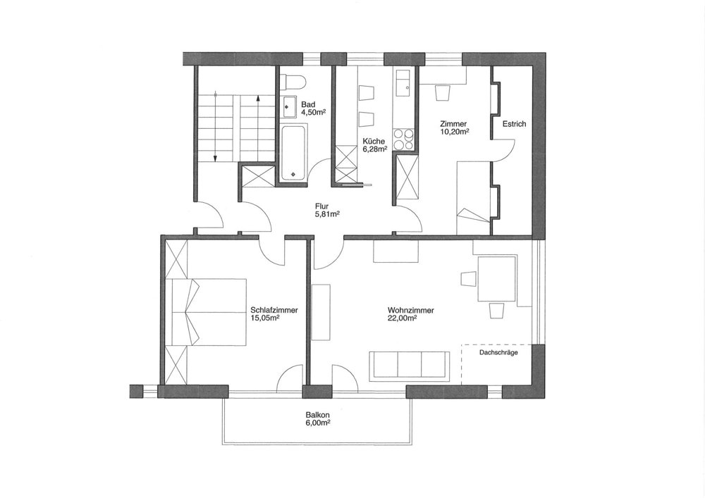 Appartamento di 3 locali in affitto a Klosters - immagine 1/10