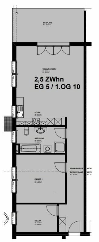 2 rooms Apartment for rent in Kaisten - image 1/6
