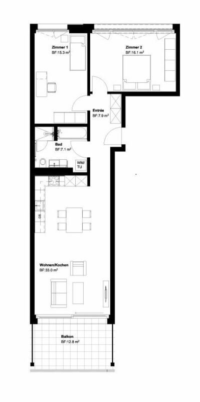 3 rooms Apartment for rent in Horn - image 1/10