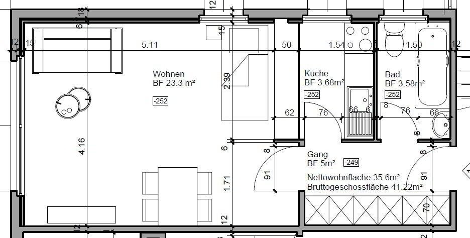 1 rooms Apartment for rent in Berikon - image 1/8
