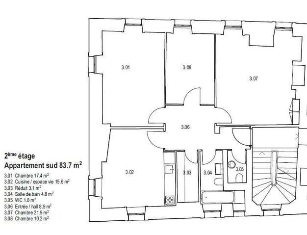 Appartamento di 4 locali in affitto a Vevey - immagine 1/7