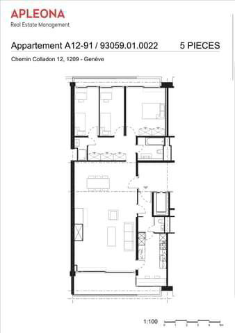 Appartamento di 5 locali in affitto a Ginevra - immagine 1/8
