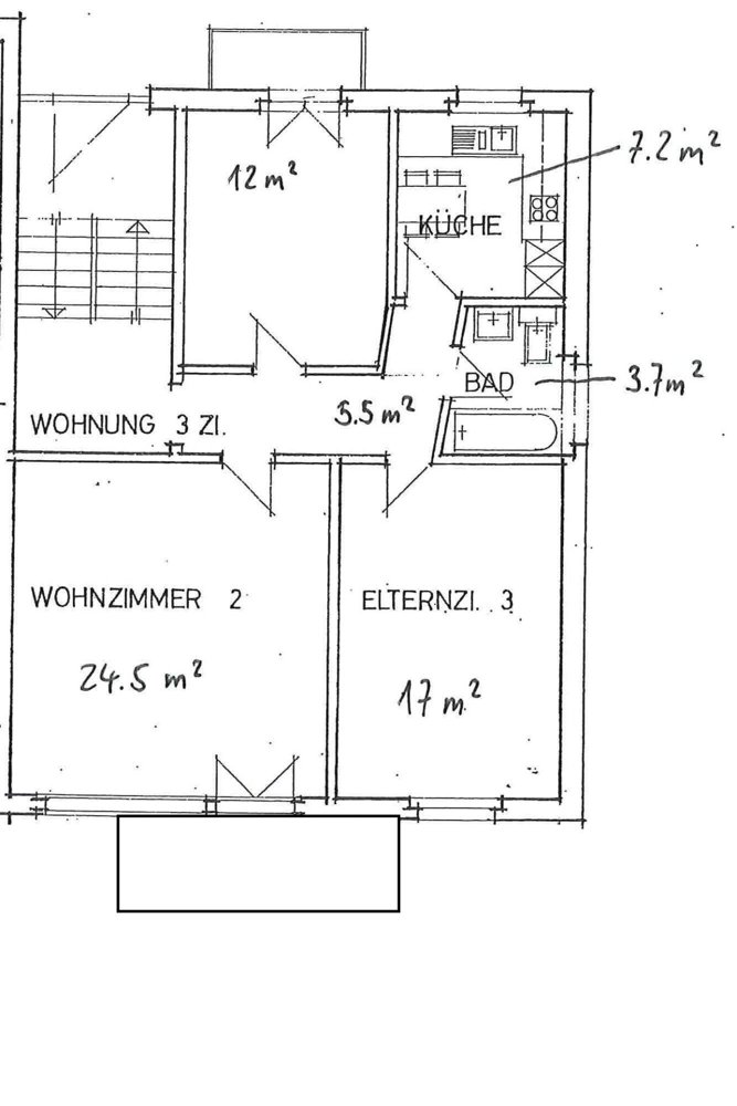 3 Zimmer Wohnung zu vermieten in Zollikerberg - Bild 1/9