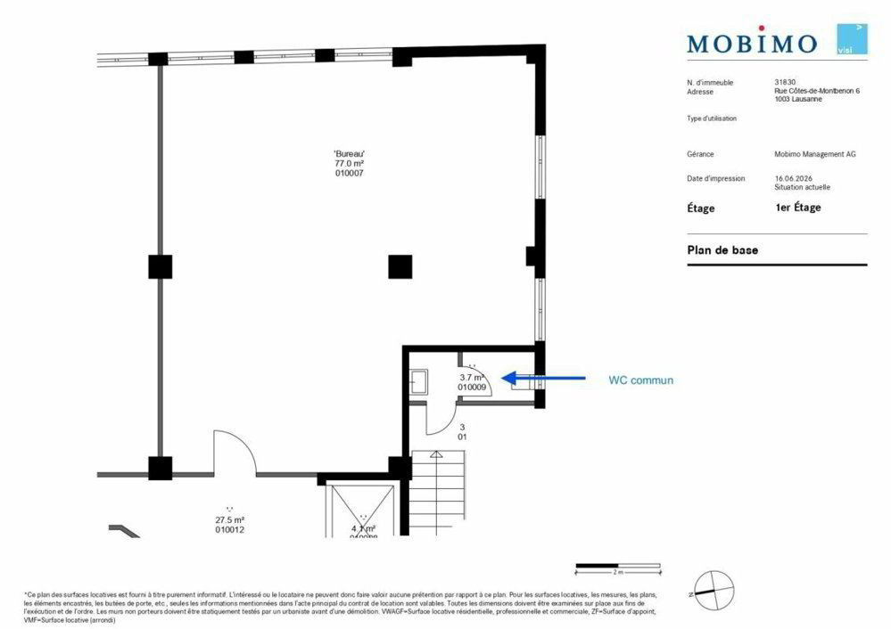 null rooms Office & Commercial for rent in Lausanne - image 1/4