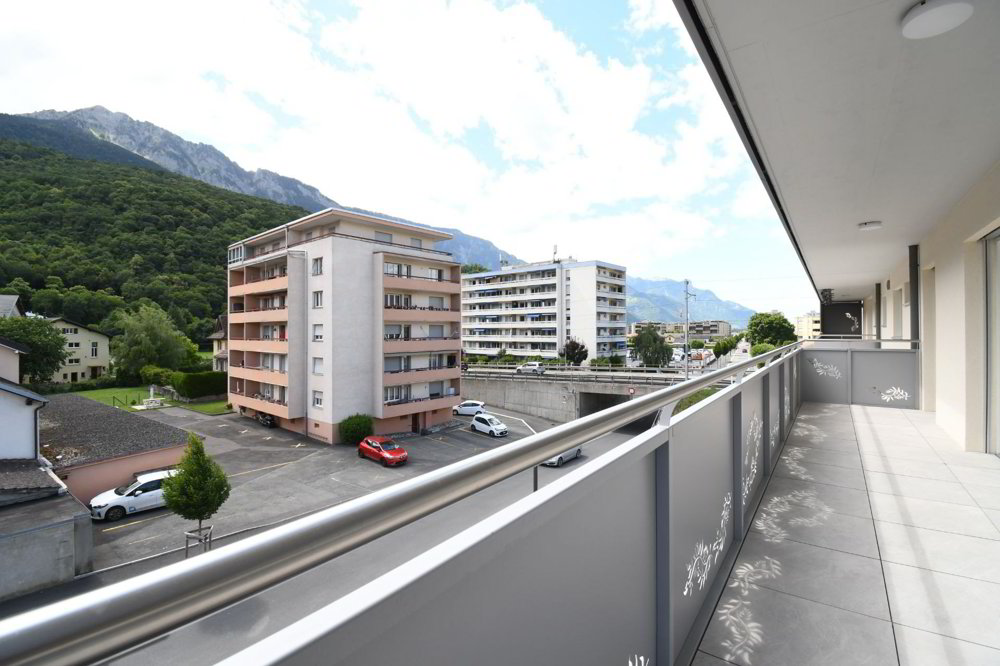 4 rooms Apartment for rent in Collombey - image 1/12