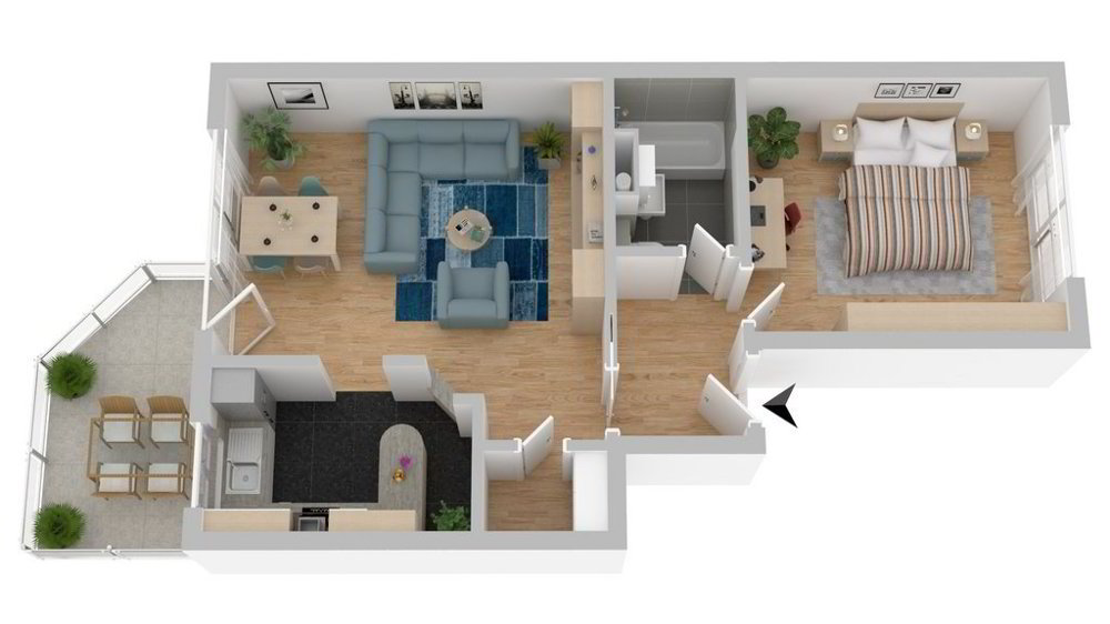 2 Zimmer Wohnung zu vermieten in Rüfenacht BE - Bild 1/10