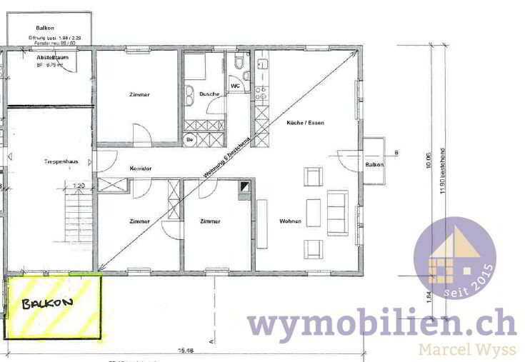 4.5 Zimmer Wohnung zu vermieten in Langnau im Emmental - Bild 1/4