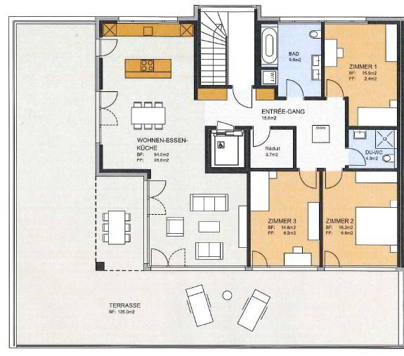 Appartamento di 4.5 locali in affitto a Kreuzlingen - immagine 1/13