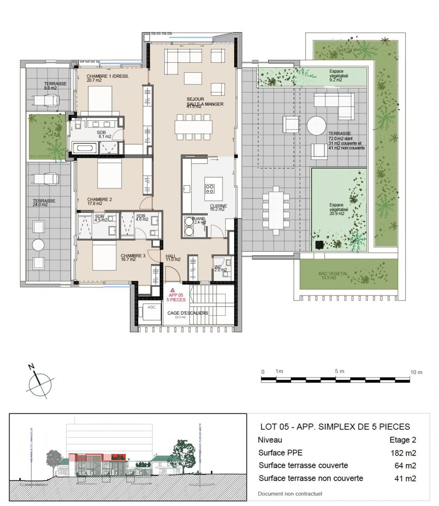 5 Zimmer Wohnung zu vermieten in Genève - Bild 1/13