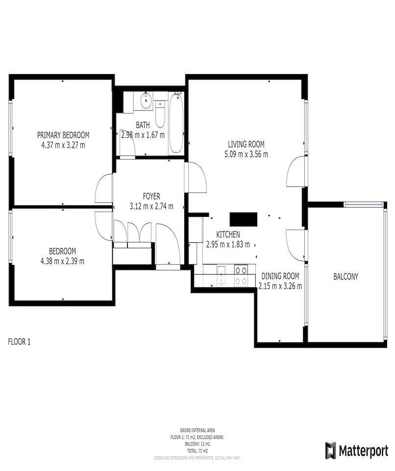 3 rooms Apartment for rent in Bellach - image 1/1