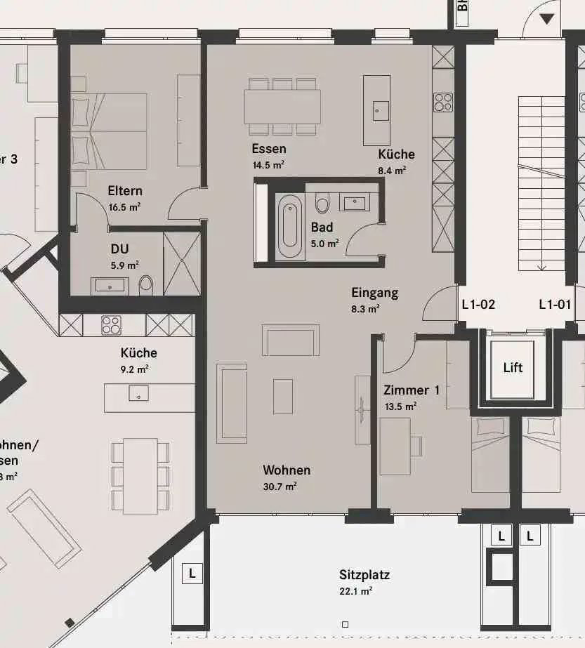 3.5 rooms Apartment for rent in Eschlikon TG - image 1/8