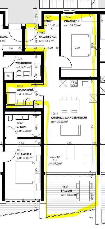 2.5 rooms Apartment for rent in Gumefens - image 1/7