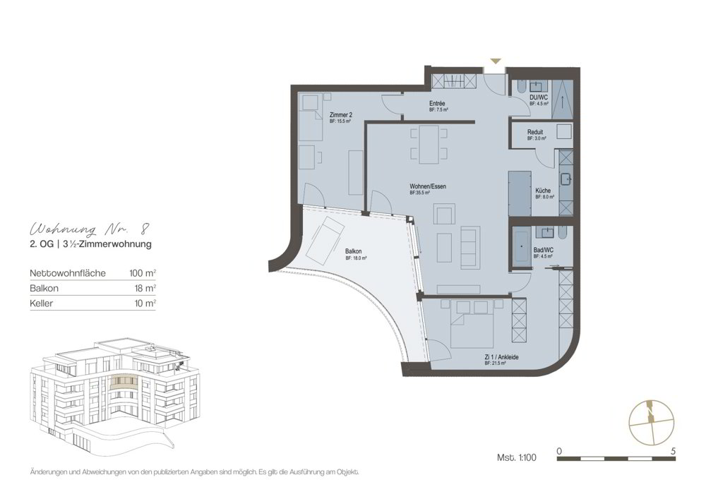 3.5 rooms Apartment to buy in Vitznau - image 1/3