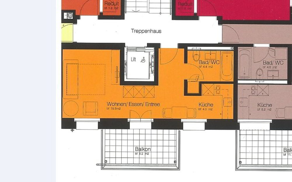 1.5 Zimmer Wohnung zu vermieten in Dübendorf - Bild 1/8