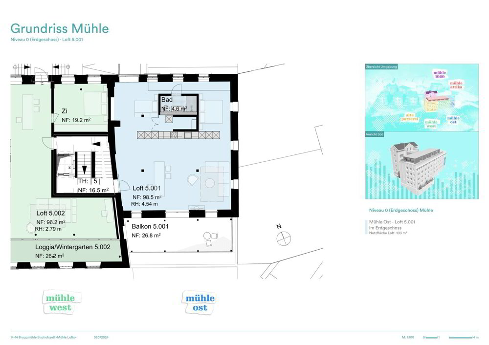 1.5 rooms Apartment for rent in Bischofszell - image 1/9