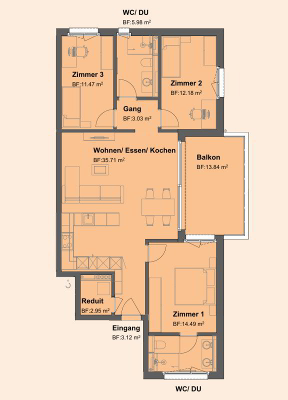 Appartement 4 pièces à acheter à Amriswil - image 1/8