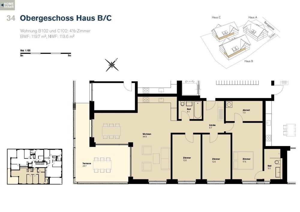 4.5 rooms Apartment to buy in Russikon - image 1/6