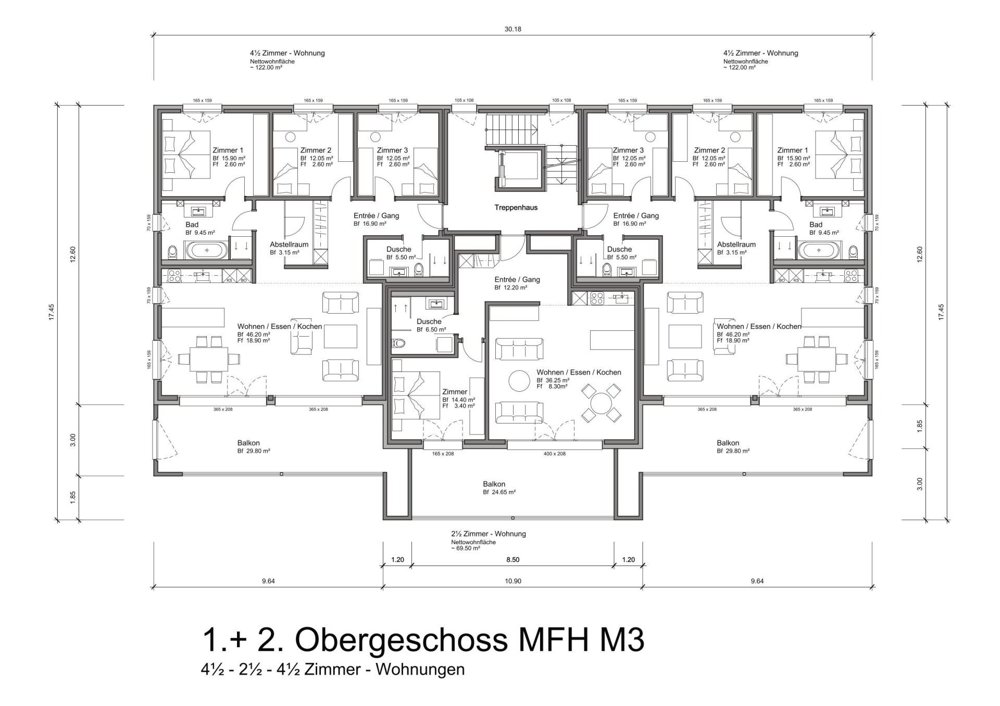 4.5 Zimmer Wohnung zu vermieten in Märstetten - Bild 1/11