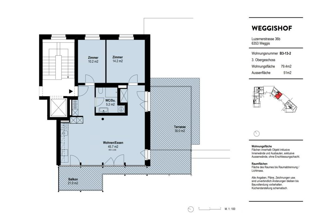 Appartement 3 pièces à acheter à Weggis - image 1/9