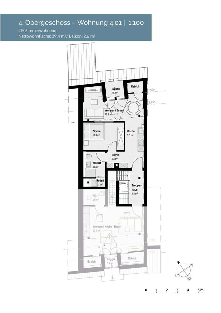 2.5 rooms Apartment for rent in Laufenburg - image 1/3