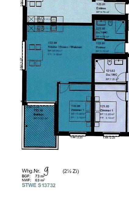 2.5 rooms Apartment for rent in Guntershausen b. Aadorf - image 1/8