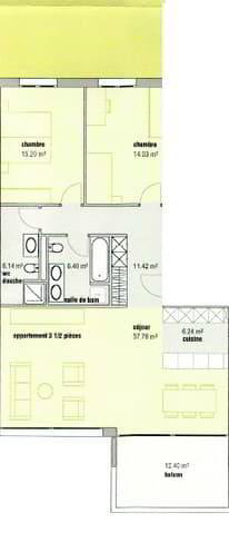 3.5 rooms Apartment for rent in Yverdon-les-Bains - image 1/8