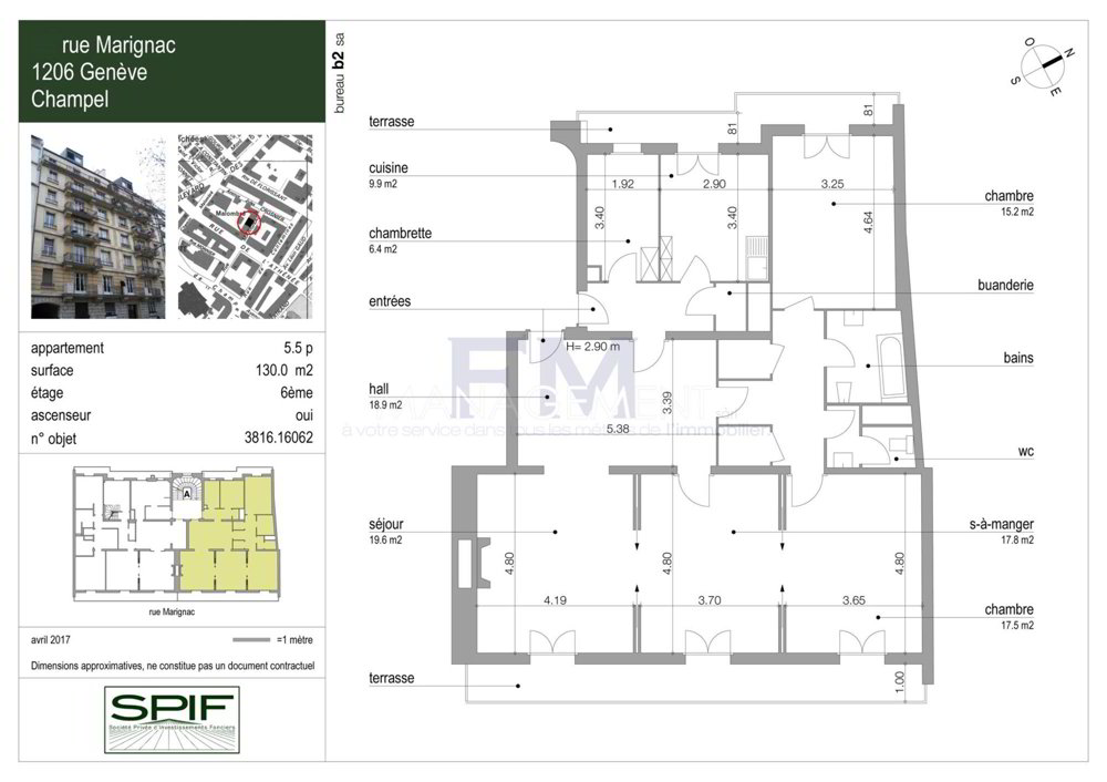 Appartement 5 pièces à louer à Genf - image 1/9