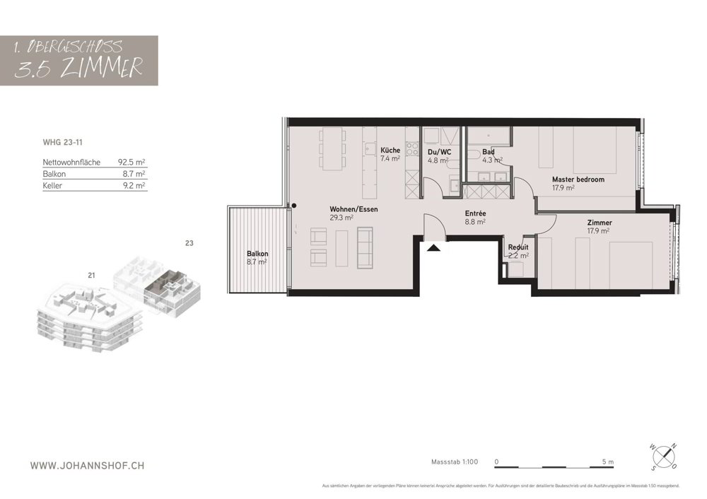 Appartement 3.5 pièces à louer à Bâle - image 1/16