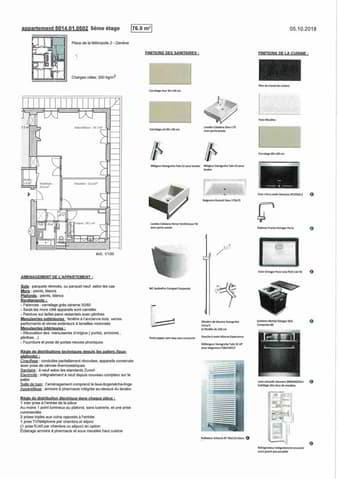 3 Zimmer Wohnung zu vermieten in Geneva - Bild 1/7