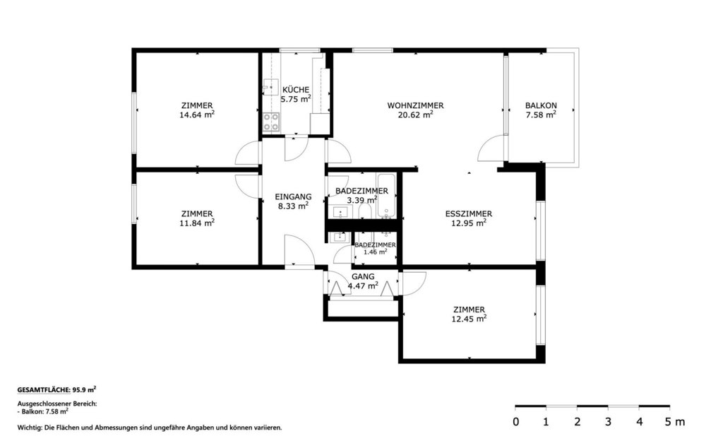 Appartement 4.5 pièces à acheter à Rheinfelden - image 1/8