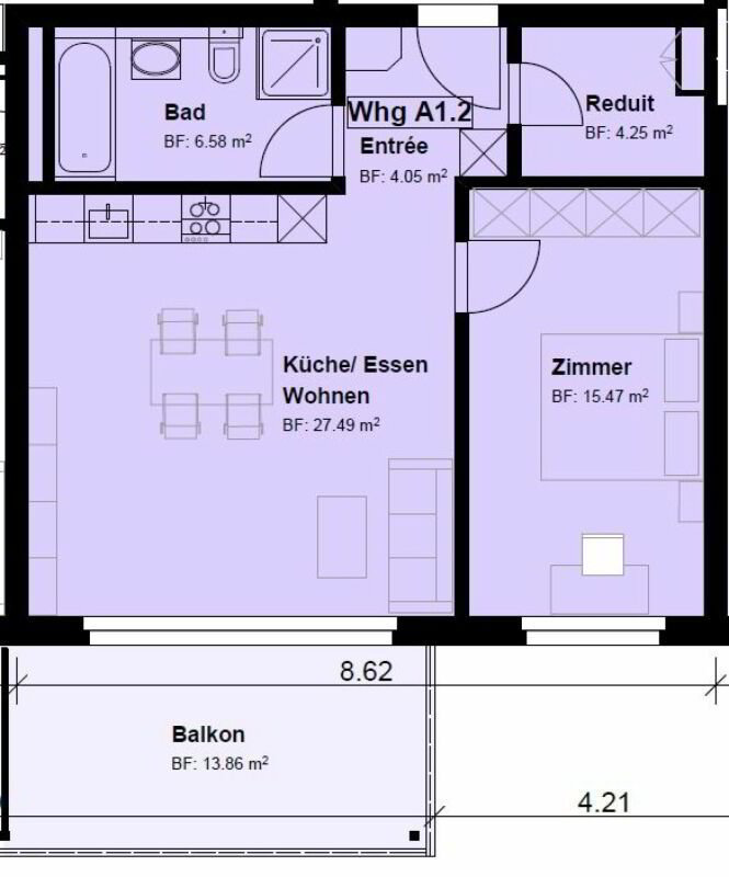 2 rooms Apartment for rent in Zeihen - image 1/6