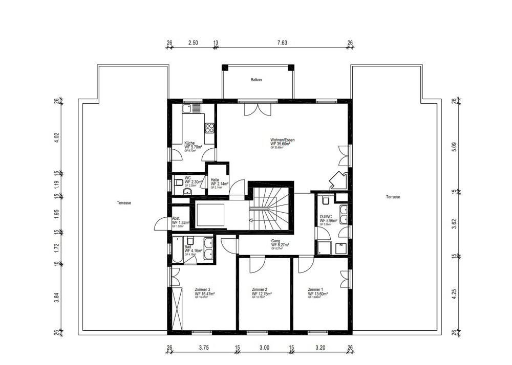 4.5 Zimmer Wohnung zum verkaufen in Birr - Bild 1/13