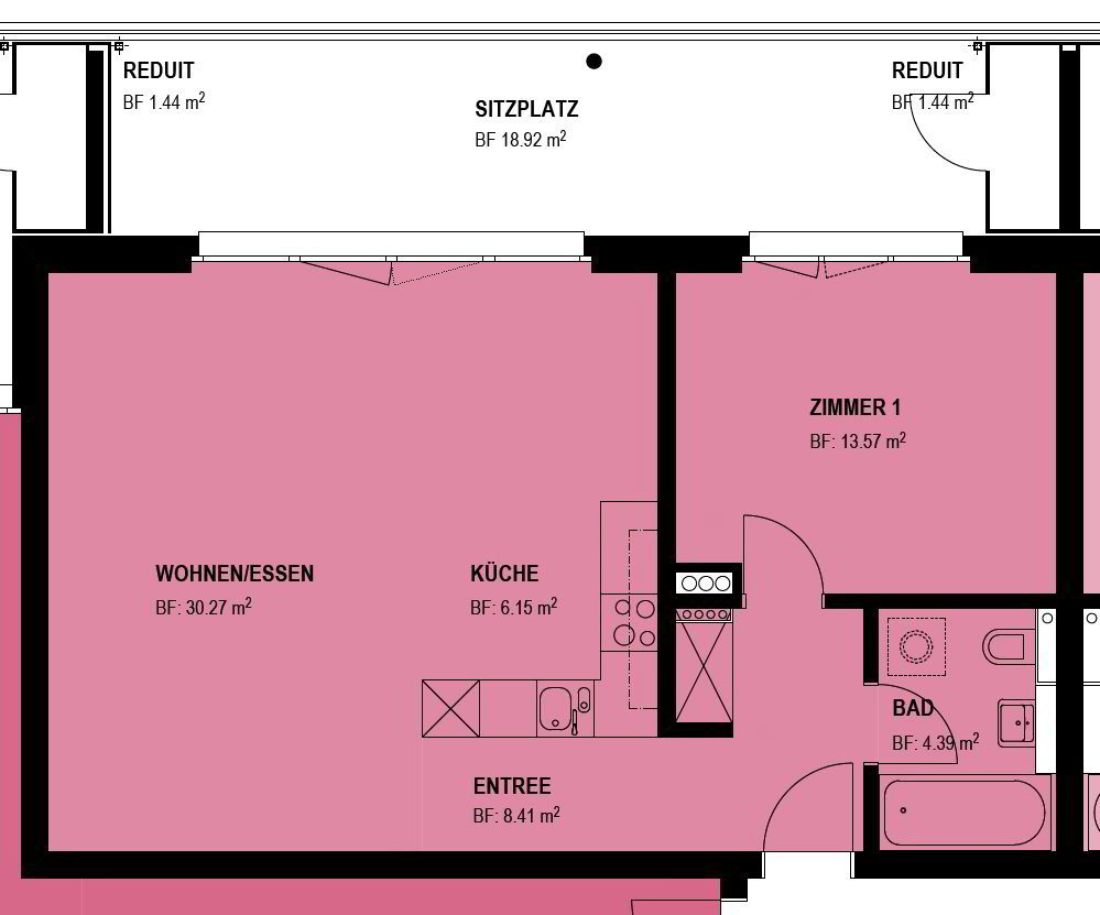 2.5 Zimmer Wohnung zu vermieten in Oftringen - Bild 1/7