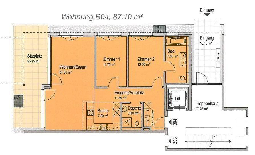 3.5 Zimmer Wohnung zu vermieten in Oftringen - Bild 1/10