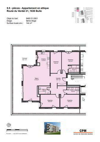 5.5 rooms Apartment for rent in Bulle - image 1/8