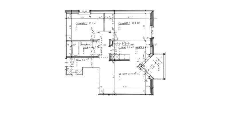 3.5 rooms Apartment for rent in Ecuvillens - image 1/7