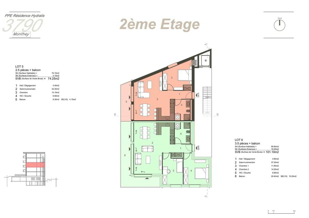 Appartement 2 pièces à acheter à Monthey - image 1/5