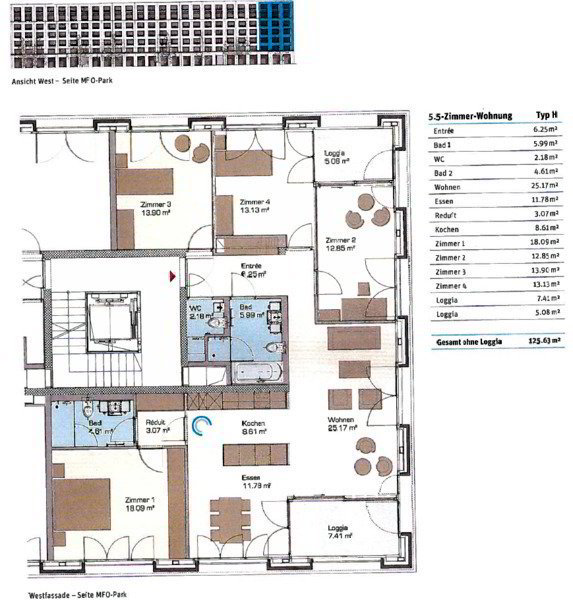 5 rooms Apartment for rent in Zürich - image 1/10